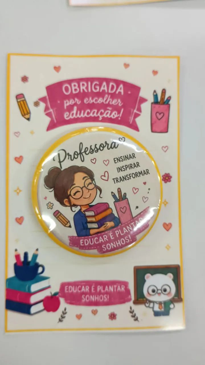 Bottons dia dos Professores  - Foto 3