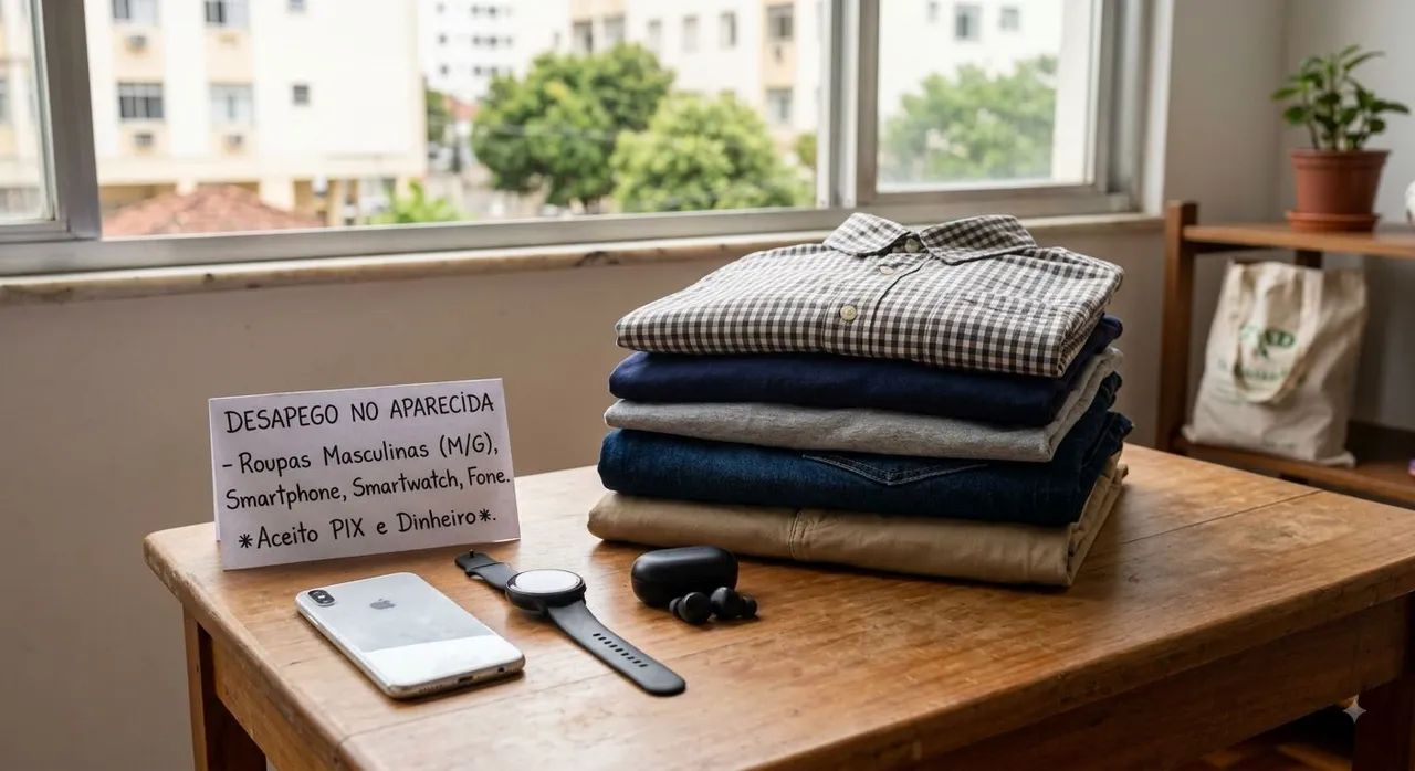 Vendas de roupas, eletrônicos e acessórios