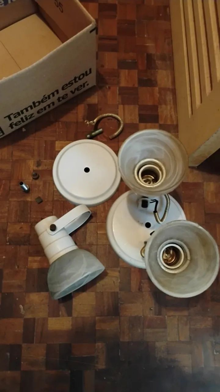 Luminária + 2 bases