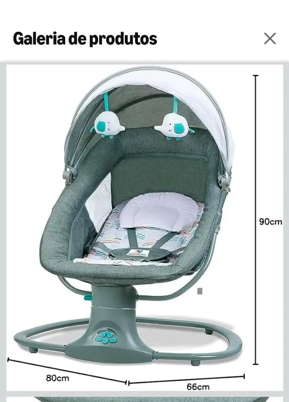 Cadeira para ninar bebê  - Foto 2