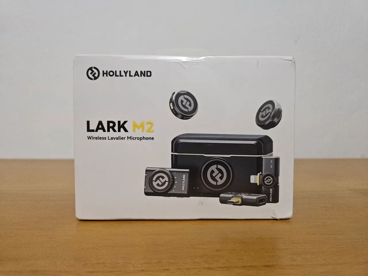 [LACRADO] Microfone Hollyland Lark M2 Combo (iPhone e Android, USB C e Lightning)