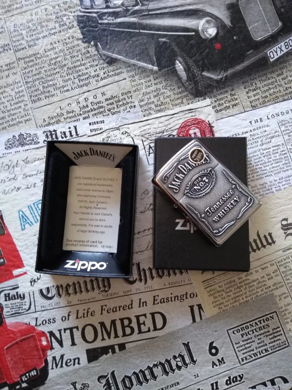 Isqueiro Zippo - Jack Daniels!!! (Usado) - Foto 2