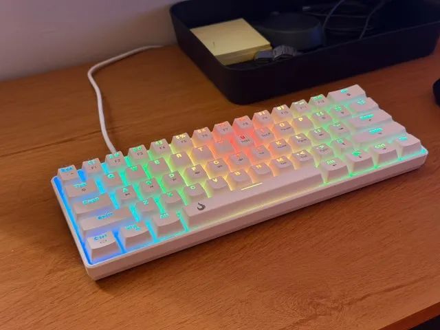  Teclado mecanico RGB Rise Mode GM1 White - Foto 2