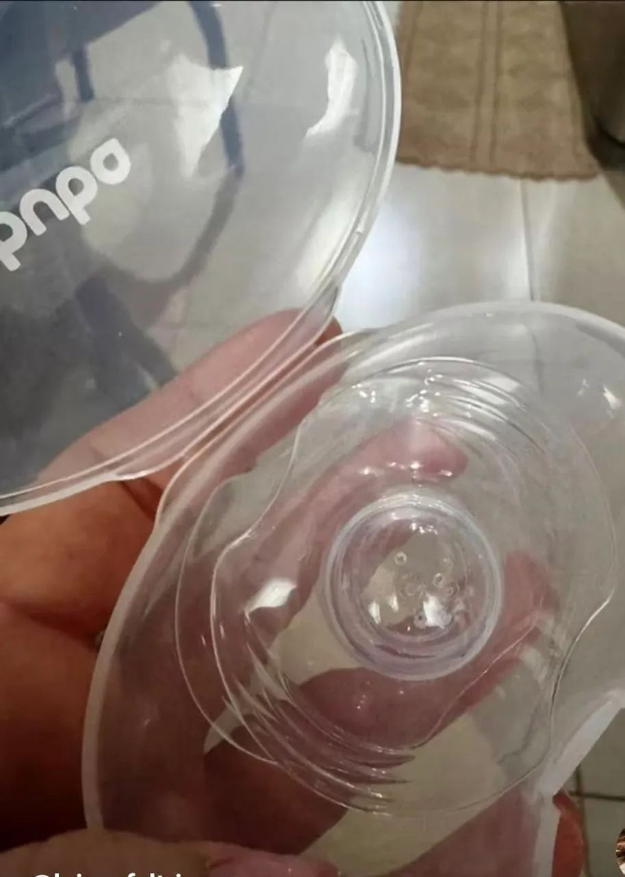 Kit protetor de silicone para seios NUNCA USADO - Foto 2