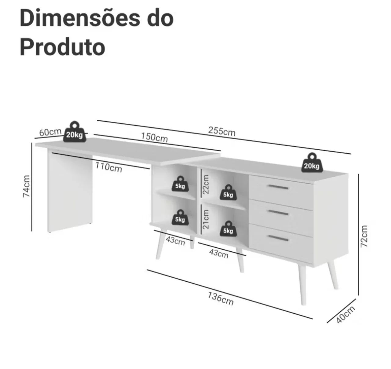 Mesa de estudos  - Foto 3