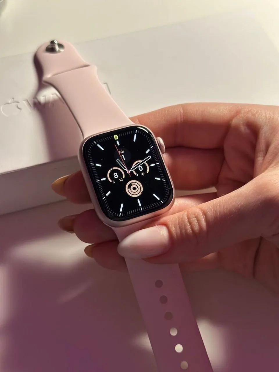 Relógio Apple Watch SE 2ª Geração 44mm GPS Rose Gold Original - Foto 5
