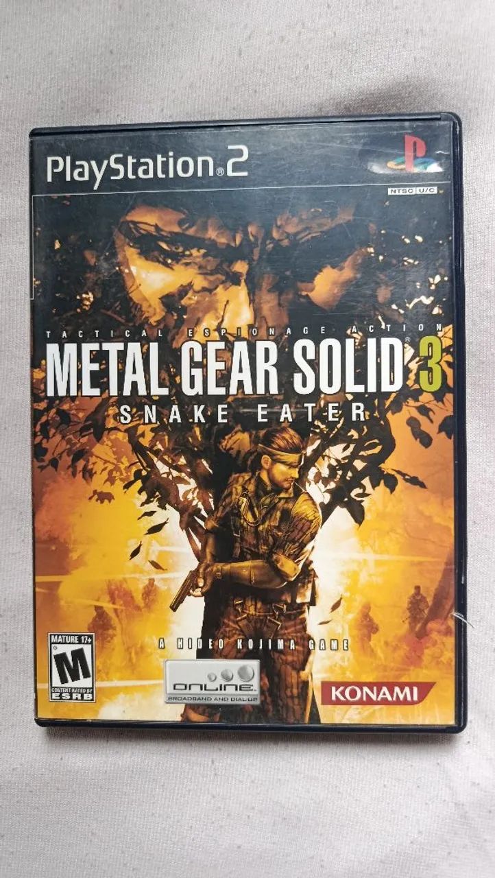 Metal Gear Solid 3 Snake Eater PS2 Cib
