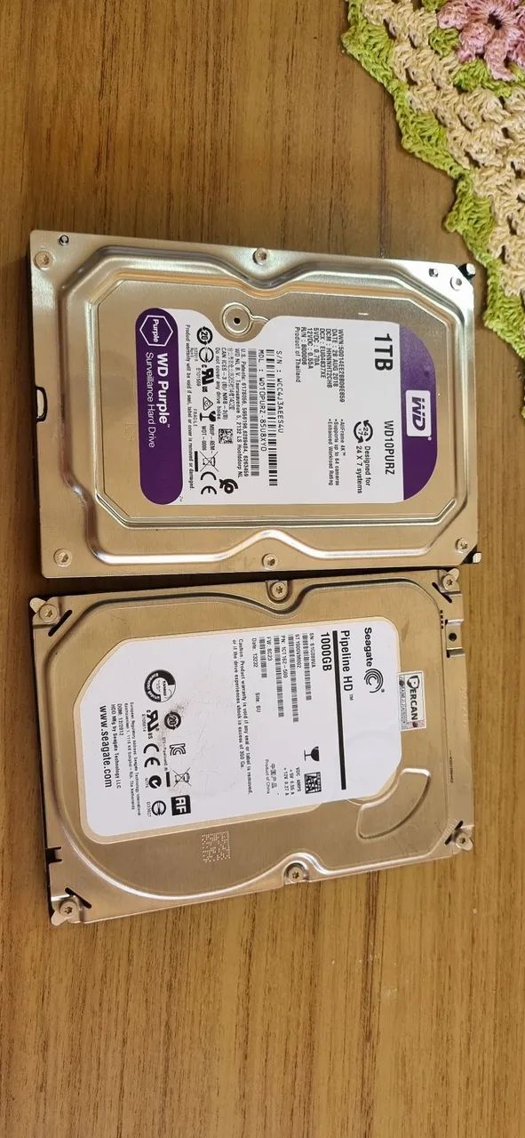 2 hds 1 Tera cada 