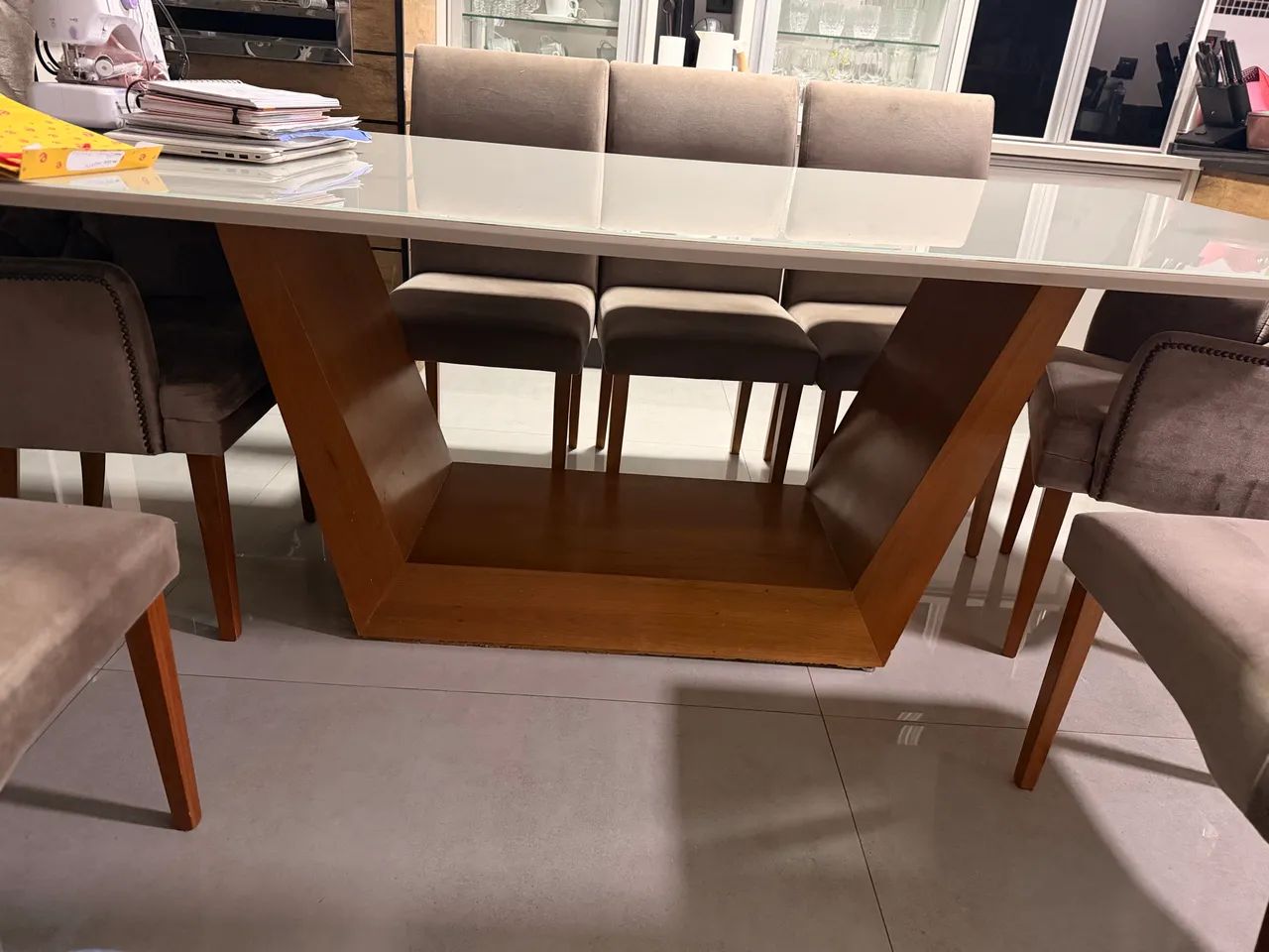 Mesa de Jantar com 6 cadeiras  - Foto 3