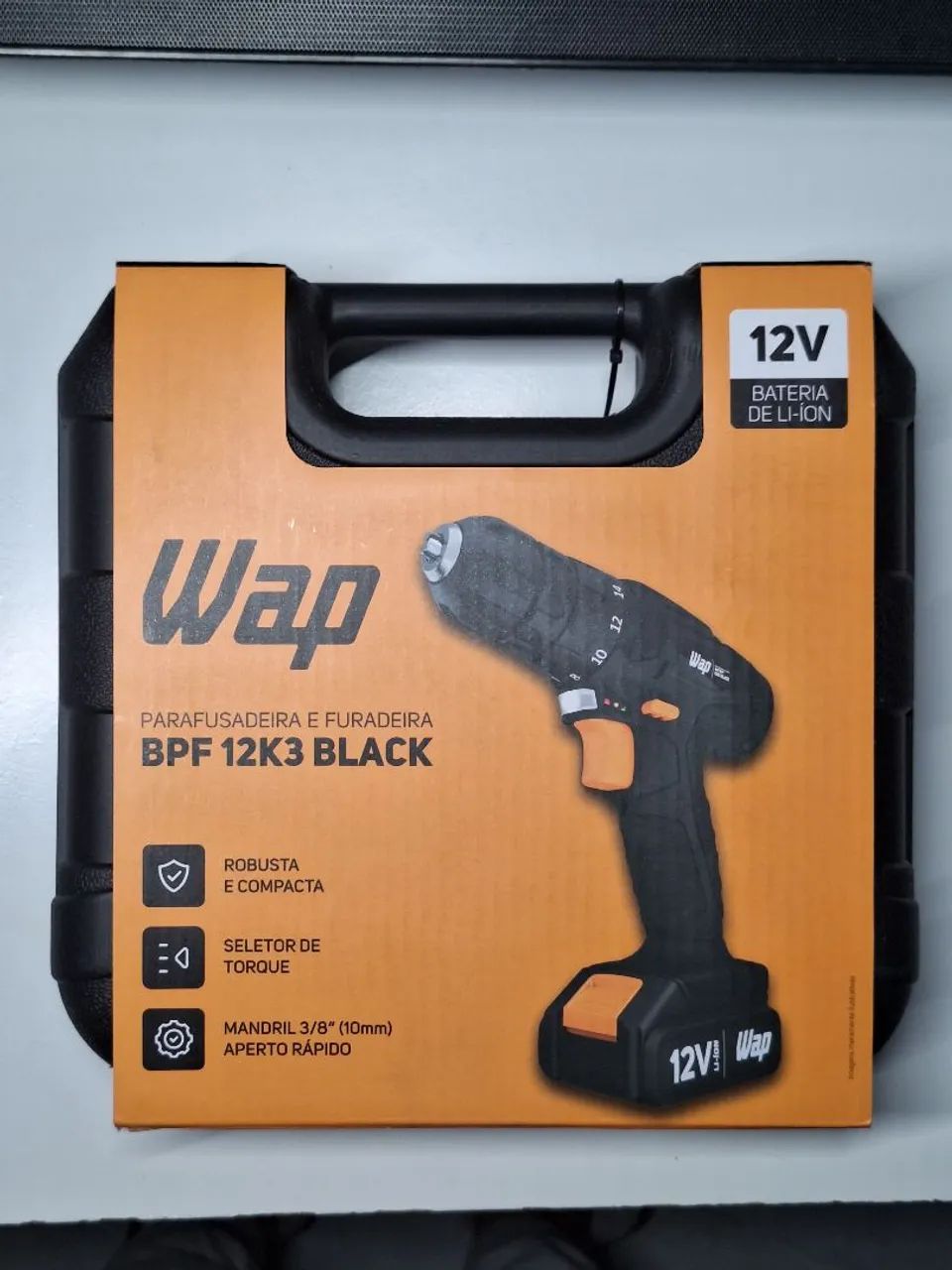 Parafusadeira e Furadeira WAP 12V Bateria Li-Ion + Maleta e Acessórios (Nova Lacrada) - Foto 3