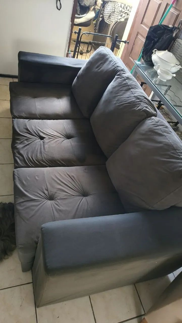 SOFÁ RETRÁTIL 3 LUGARES 