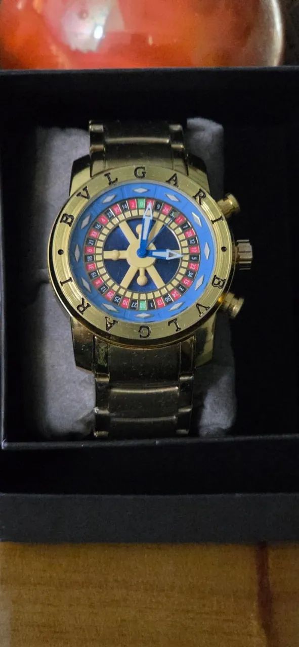 BVLGARI ROLETA DOURADO