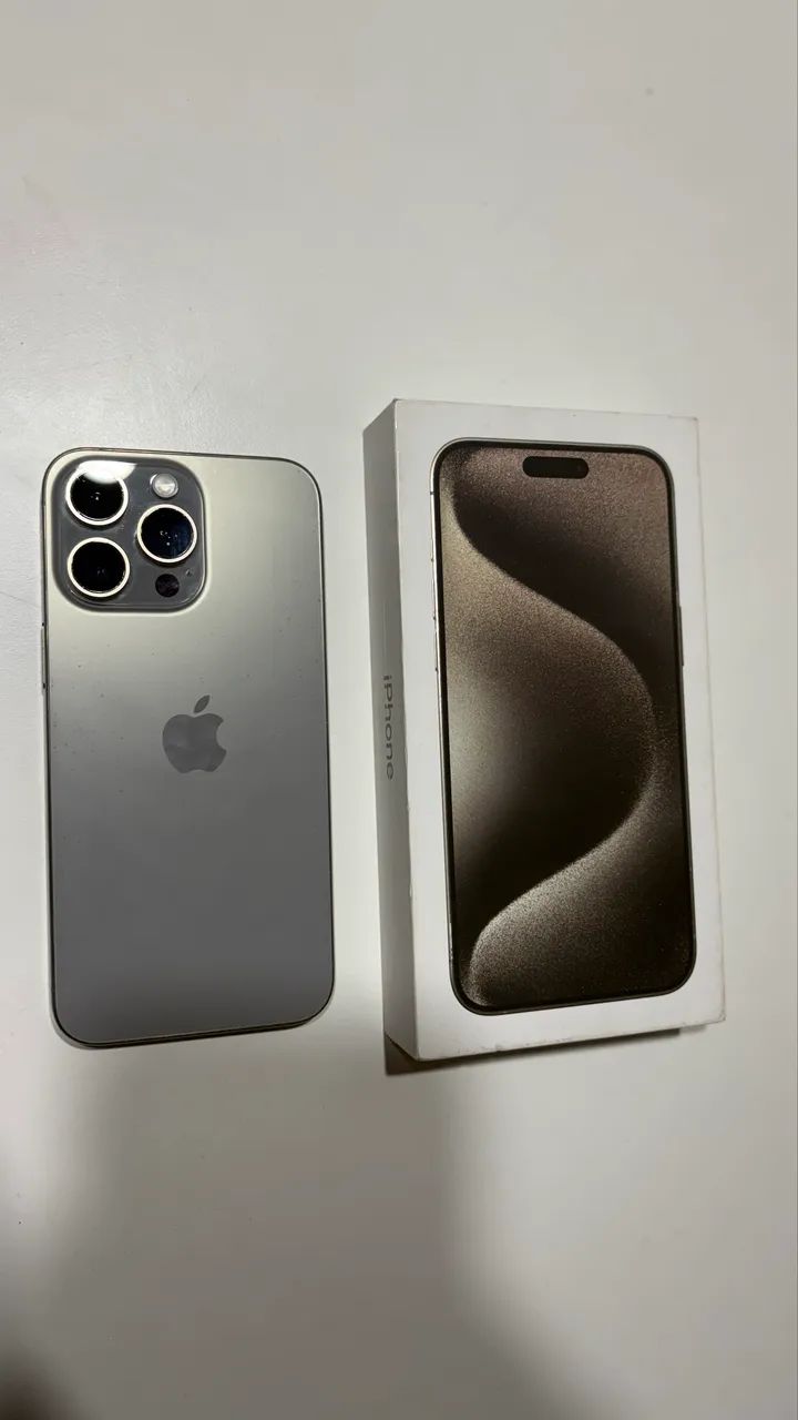 iPhone 15 pro max 256gb cinza  - Foto 2