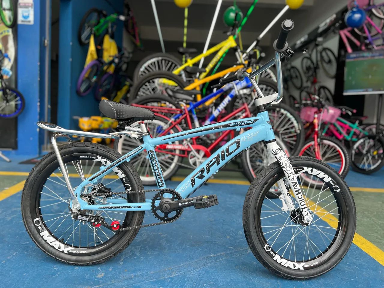 Bicicleta Raio, aro 20 - Azul - Foto 2