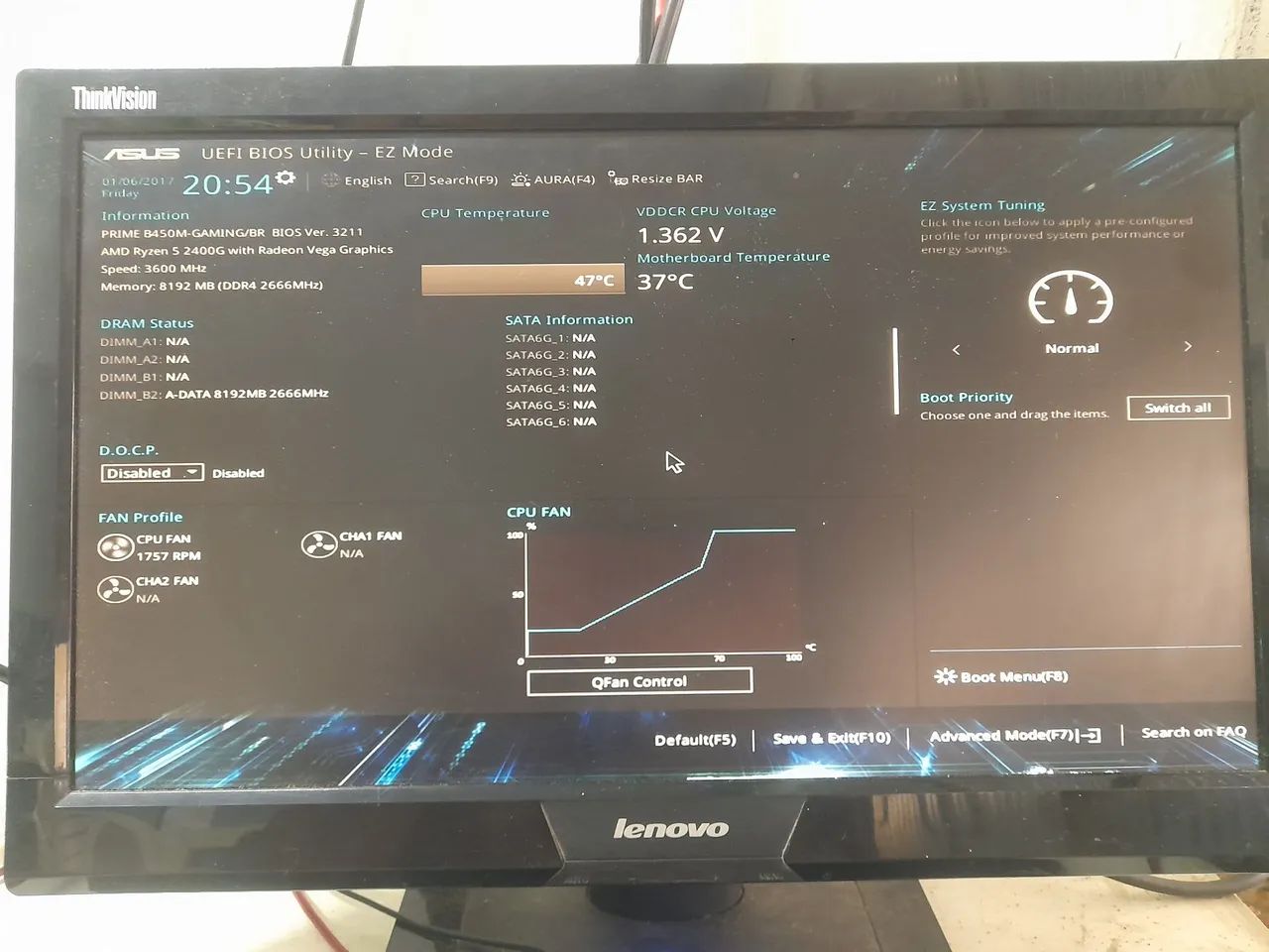 Kit Ryzen 5 2400G 8Gb