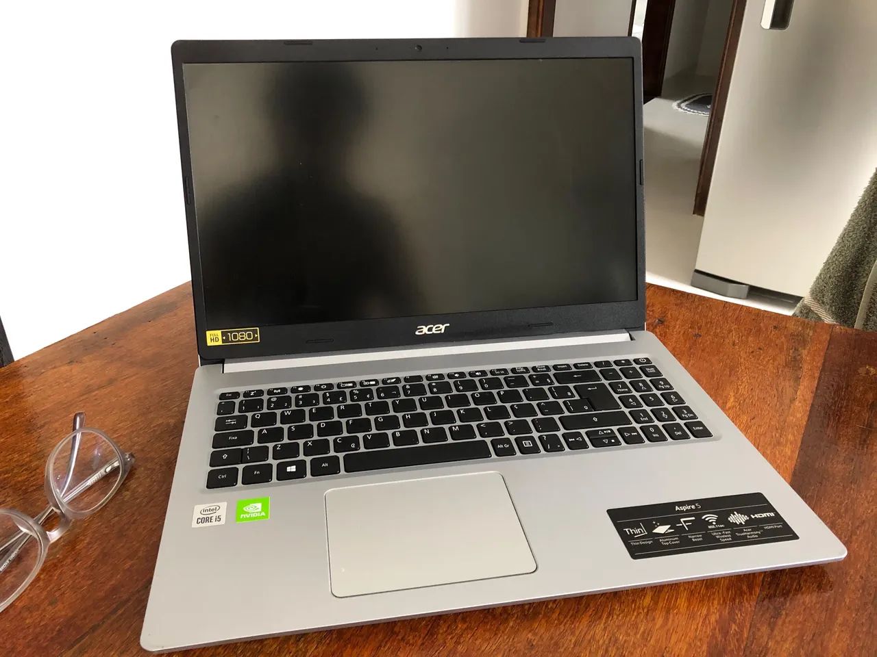 Notebook Acer Aspire 5; Core i5 10th; RAM 12 GB; Placa de Vídeo NVIDIA dedicada; SSD 256