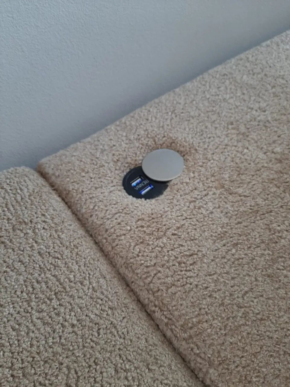 Sofá reclinável com chaise e baú Plenitude Design - Foto 5