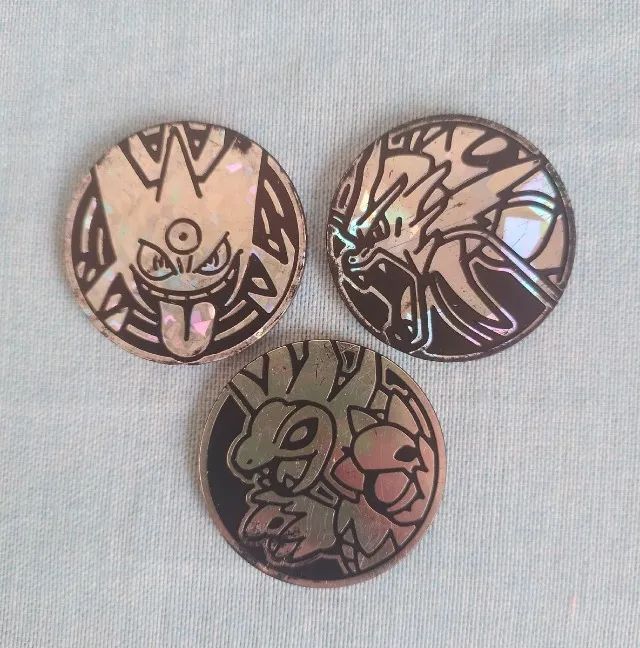 kit 3 moedas pokémon