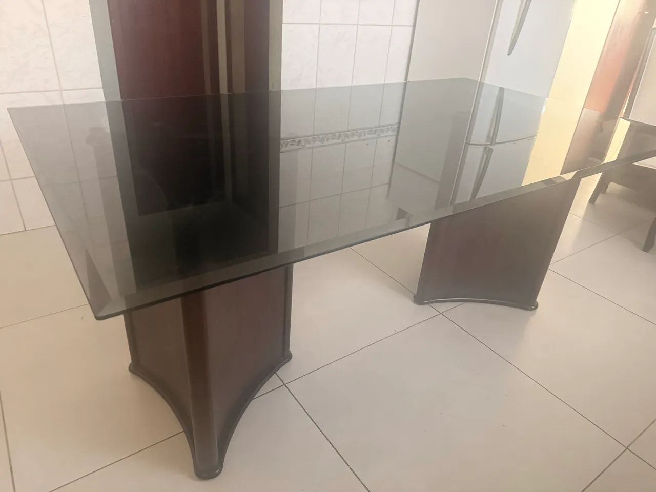 Mesa de vidro nova FAÇO entrega - Foto 2