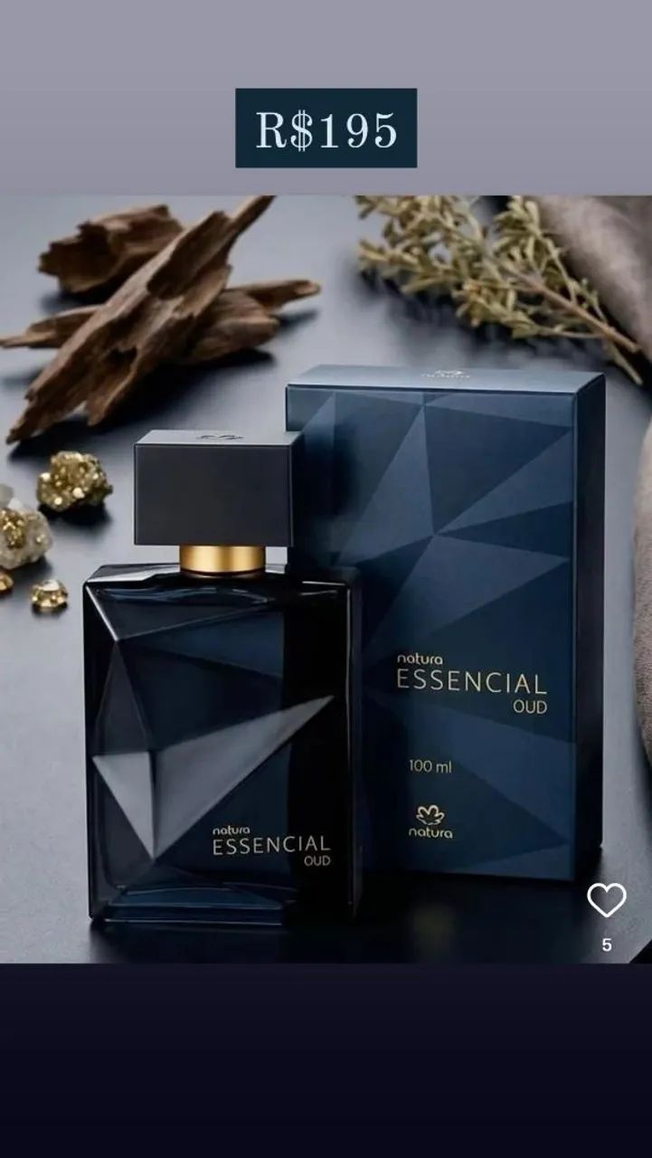 DEO PARFUM ESSENCIAL OUD MASCULINO  - Foto 2