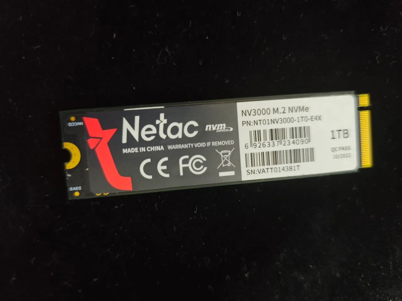 Nvme 1 terá netac