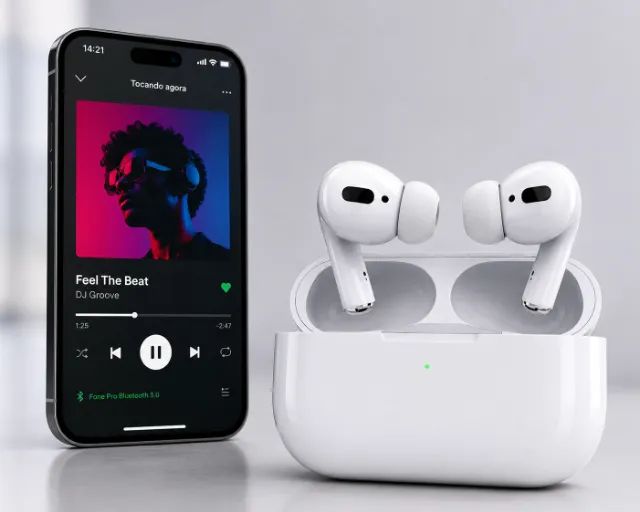 FONE TIPO AIRPODS BLUETOOTH  - Foto 2