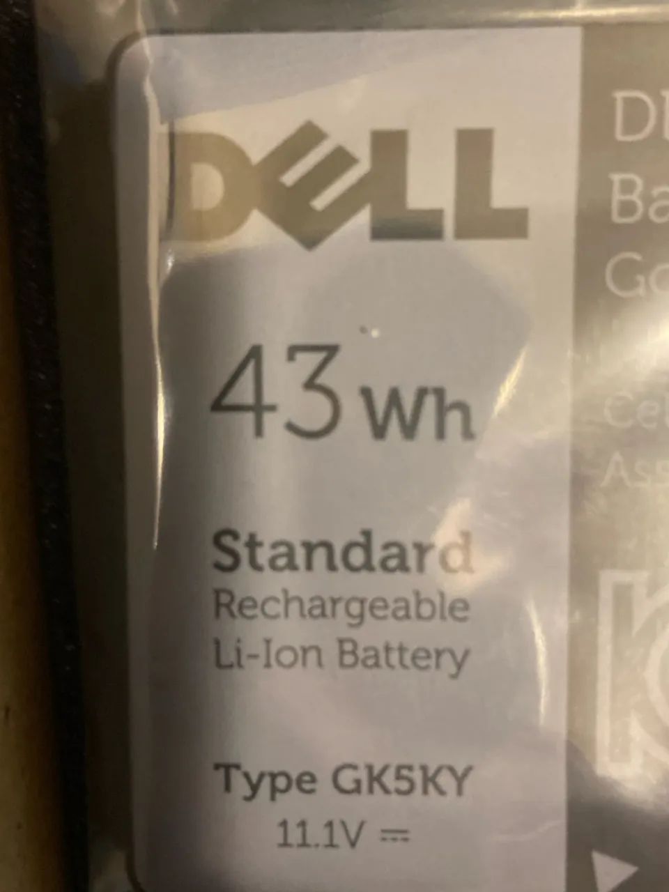 Bateria notebook Dell 43W - Foto 2