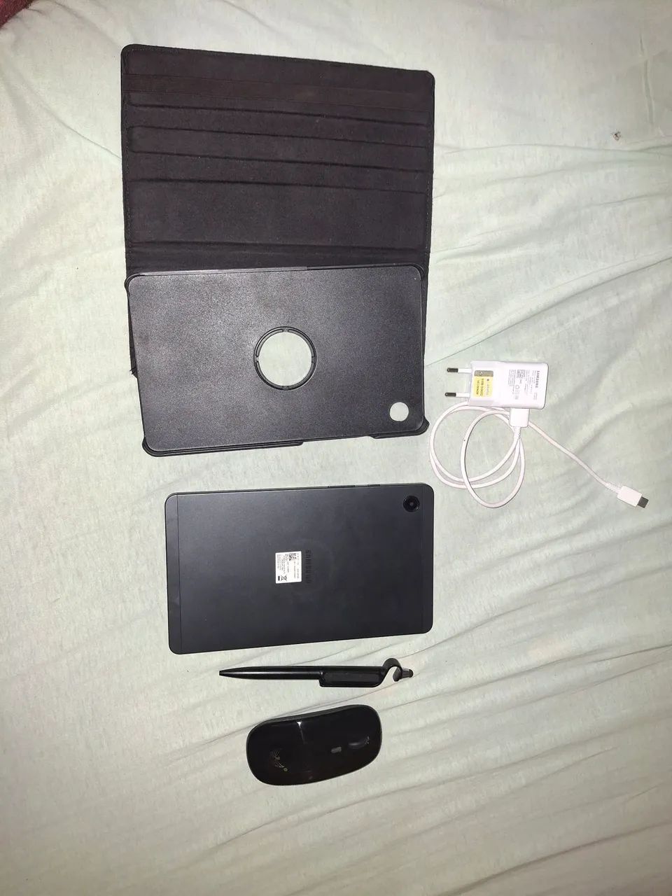 Tablet Samsung A9 + itens