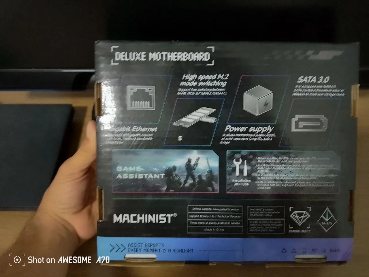 Placa-mãe Machinist X99 PR9 NOVA - Foto 5