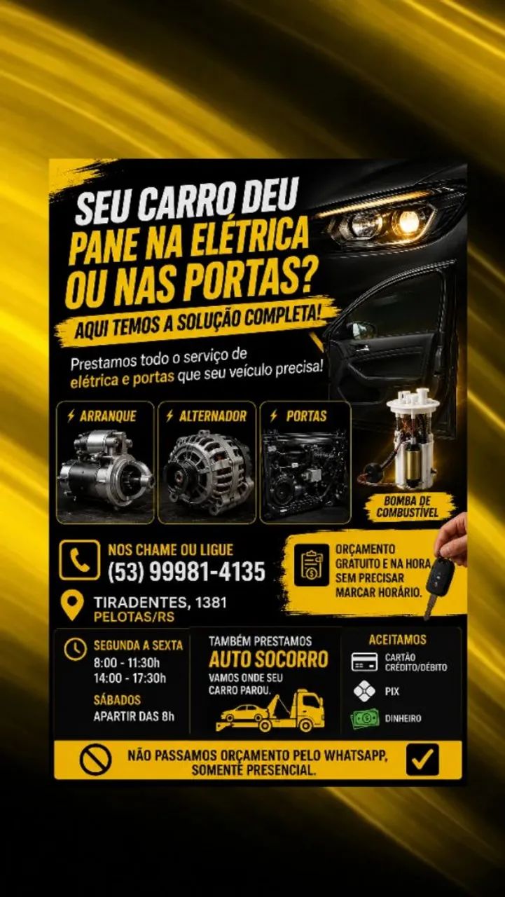 Auto Elétrica E Auto Portas automotivo 