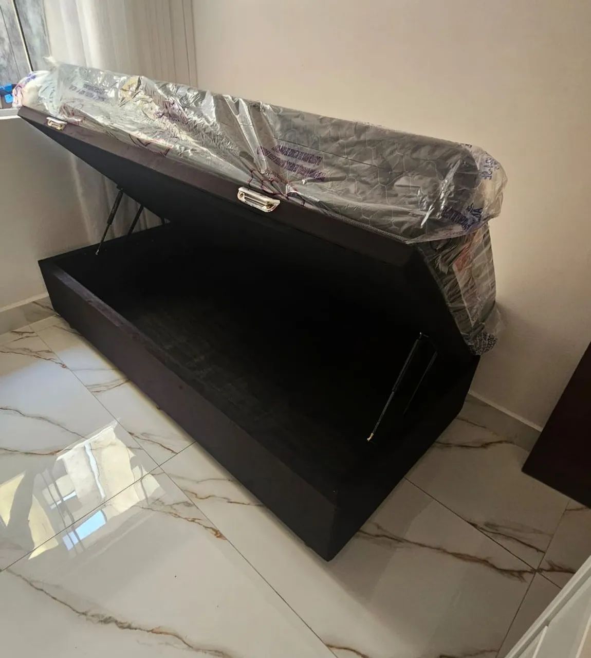 CAMA BOX BAÚ SOLTEIRO - NOVA / ENTREGAMOS MONTADO  - Foto 3