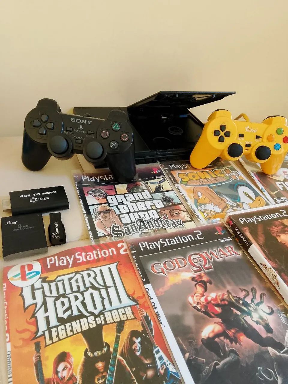 PS2 Playstation 2 Completo com Power Case e Lotado de Jogos - Foto 2