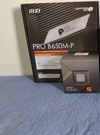 KIT PC AM5 Ryzen 5 7600 + B650M-P + NF