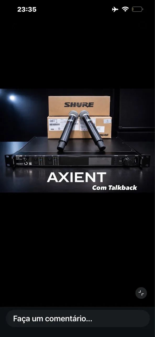 Microfone Shure Axient  AD4D - Foto 3