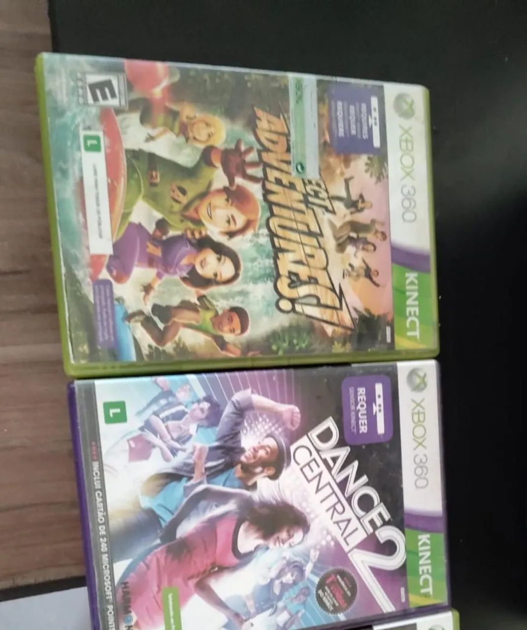Jogos do kitnect do Xbox 360