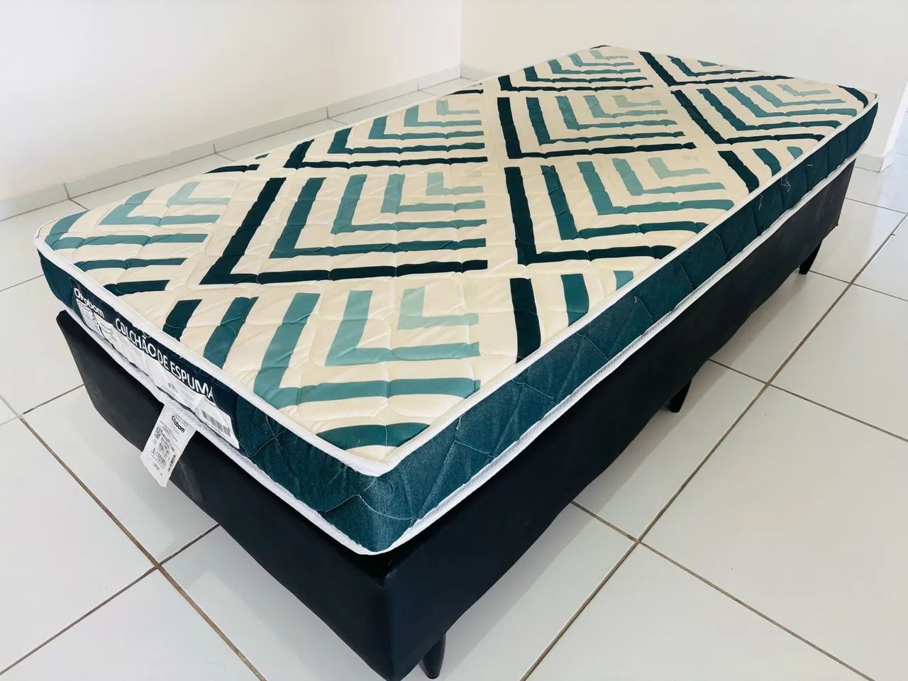 Cama solteiro base colchão Pro Saúde Ortobom - Foto 3