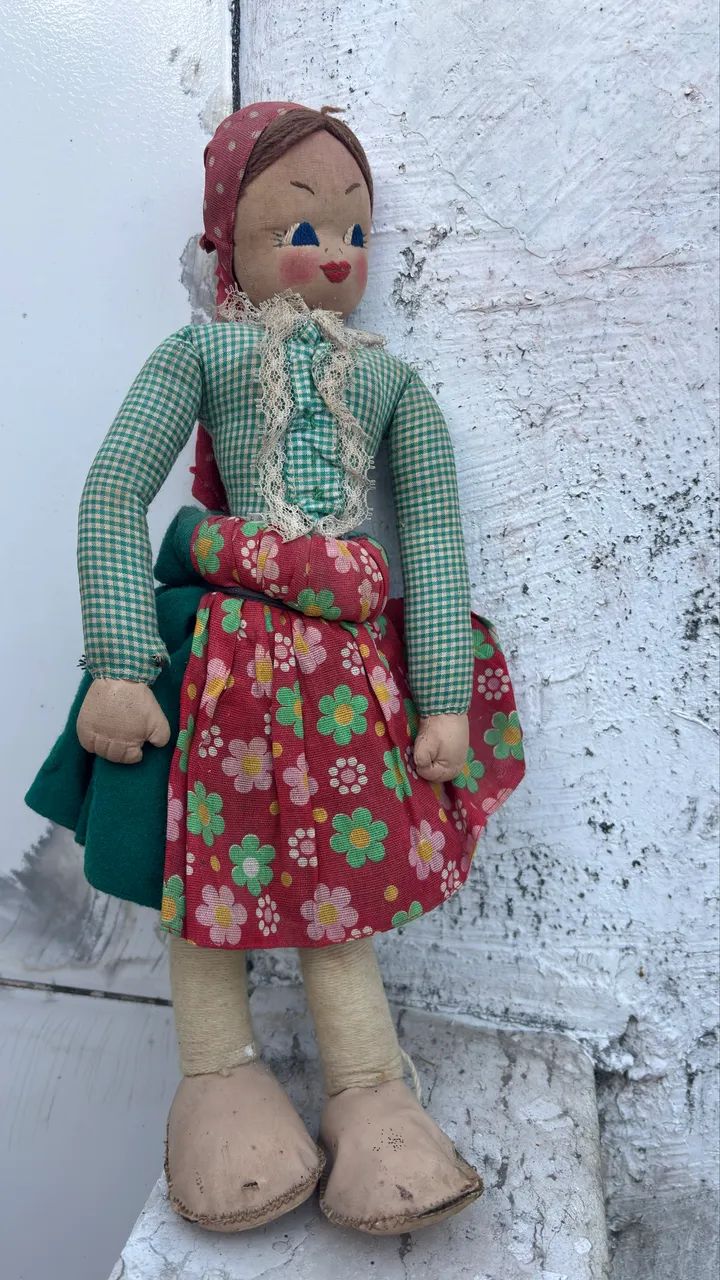 Boneca de Pano Antiga - Foto 2