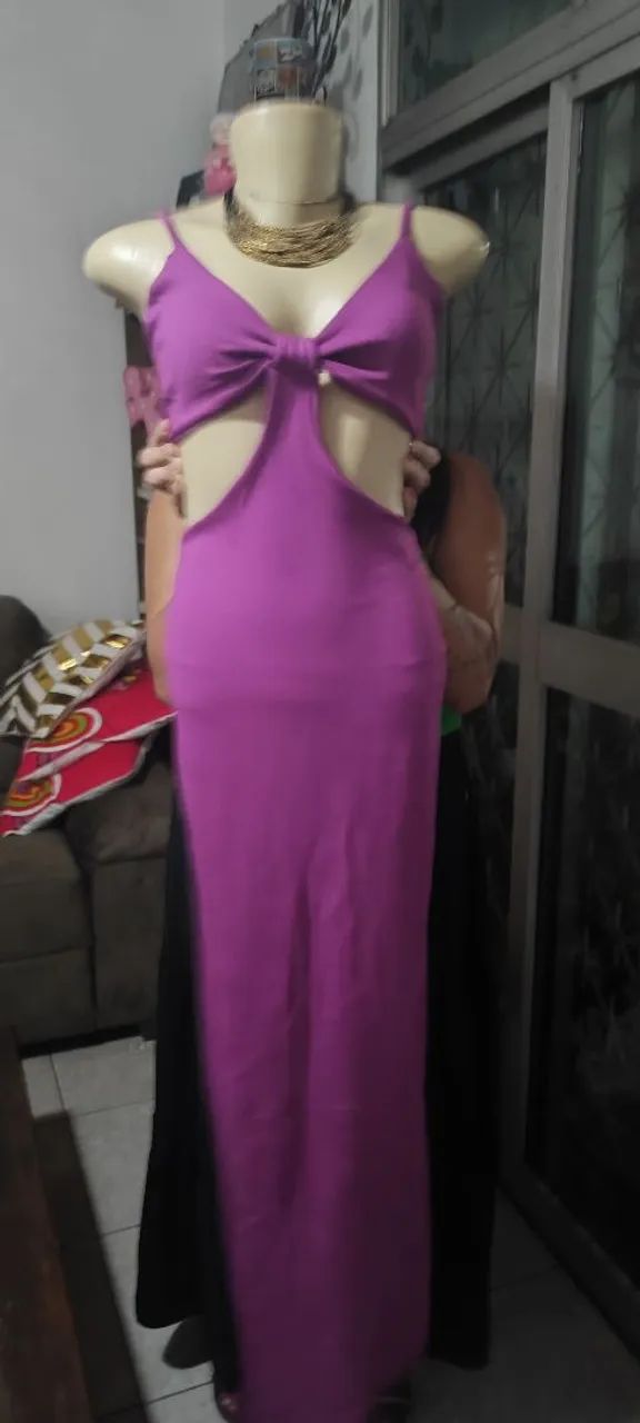 Vestido Gato Tonto Longo  - Foto 3