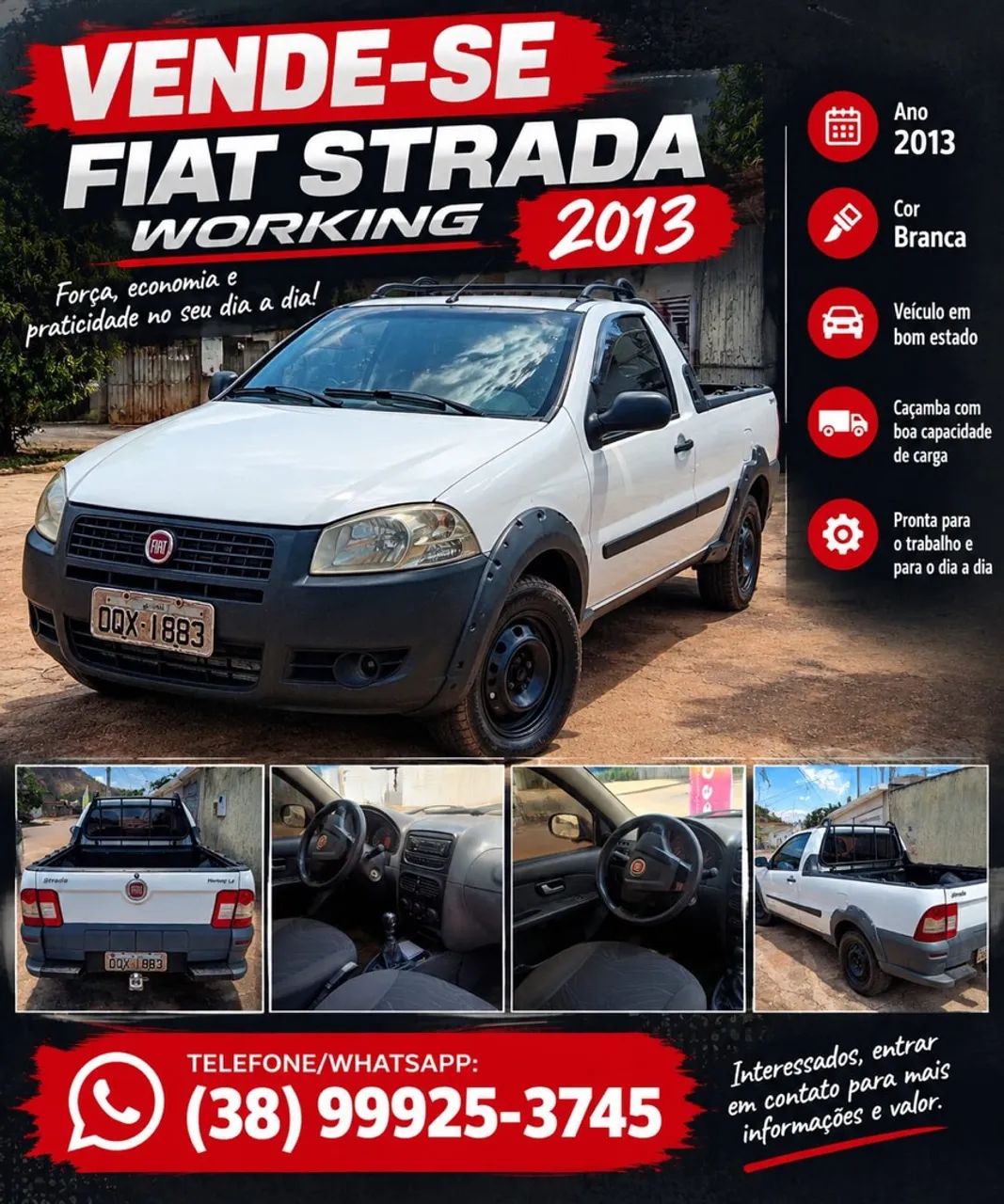 Fiat Strada 1.4 MPI FIRE FLEX 8V CS 2013