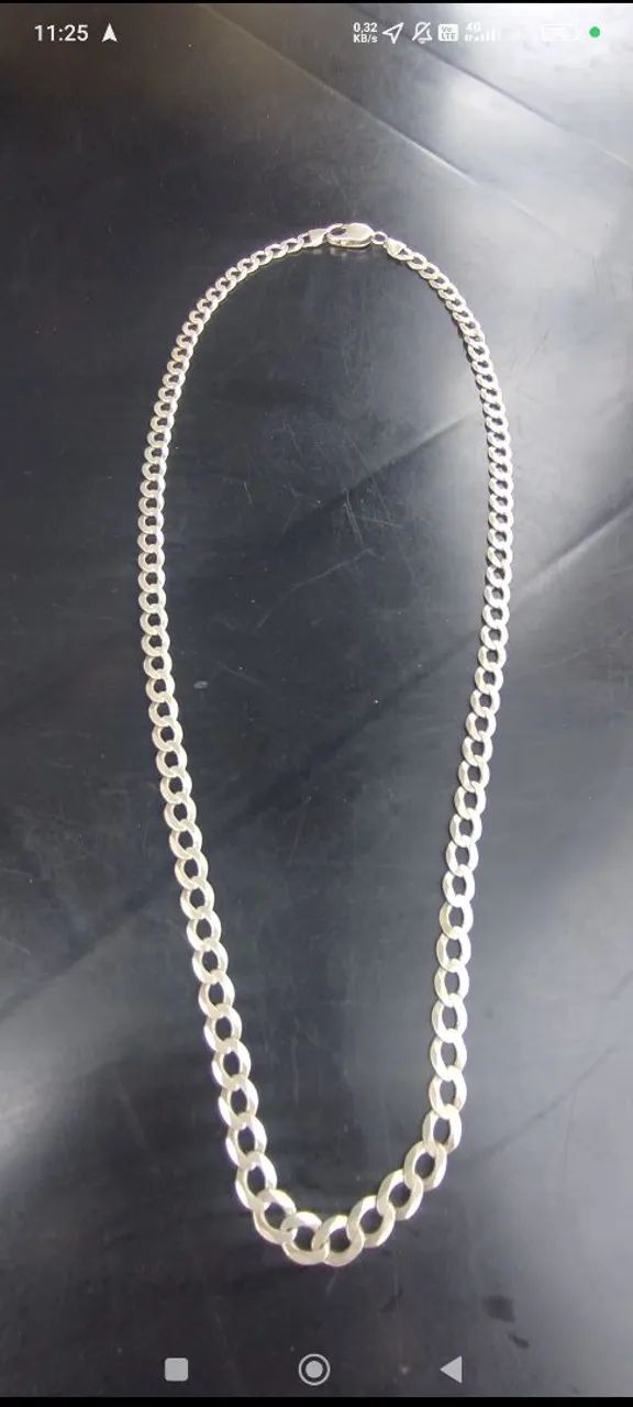 Corrente 6mm Prata 925 Vivara 25 g 