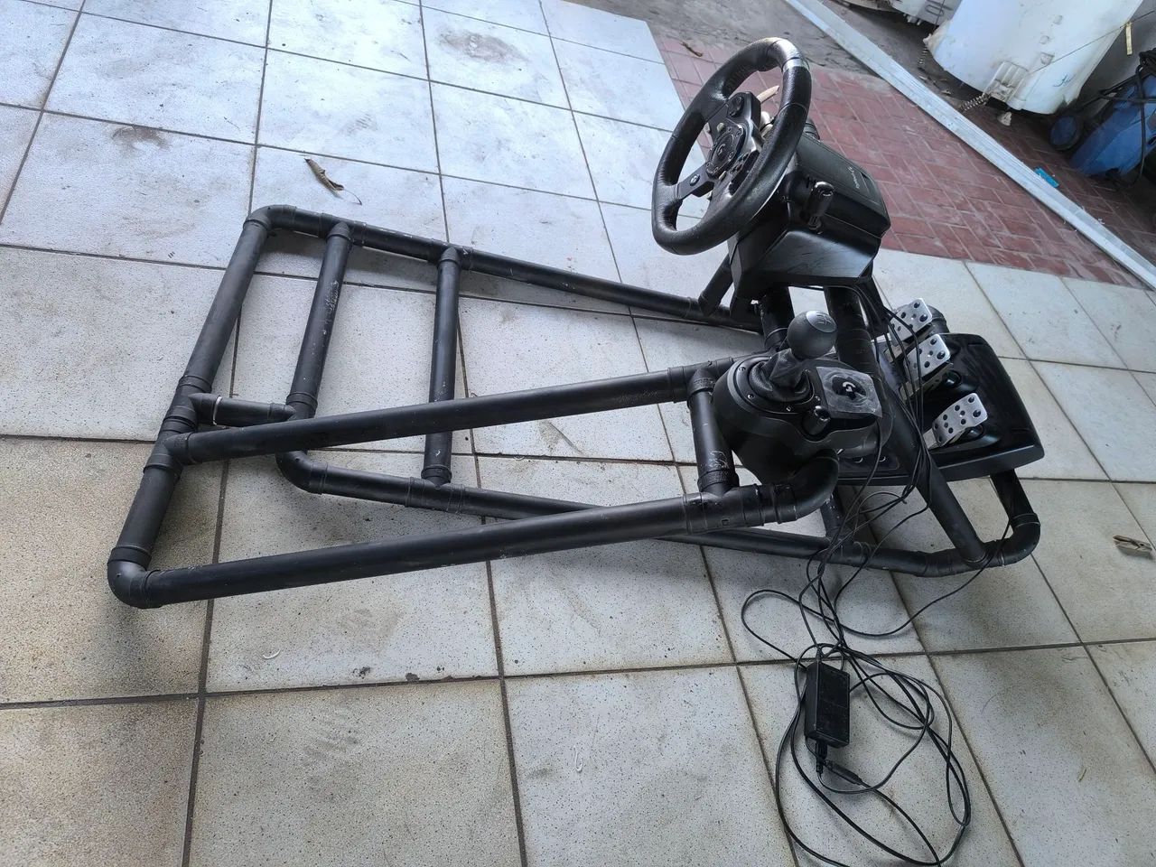 Volante g920 + cockpit caseiro  - Foto 5