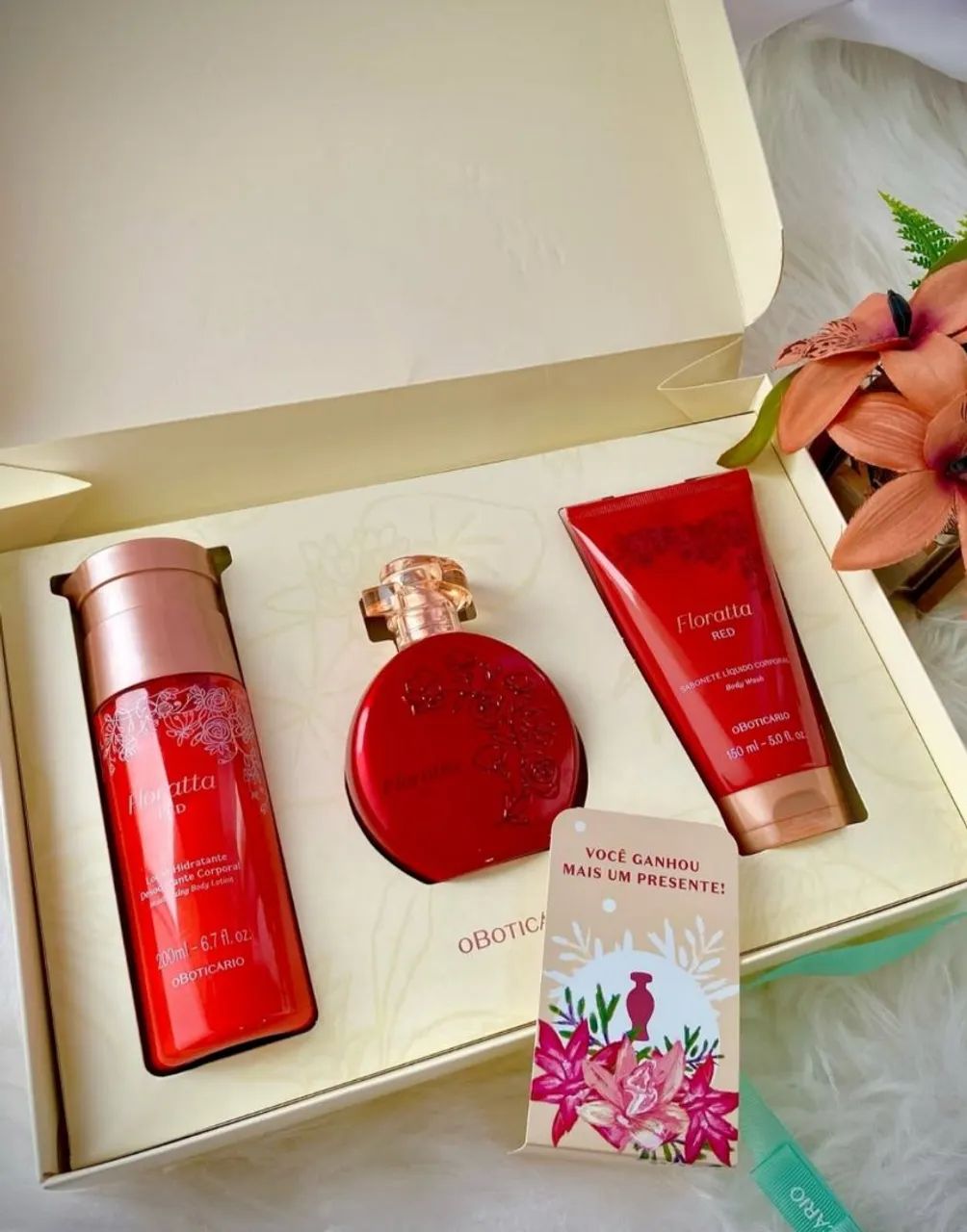 Kit Presente Floratta Red de O Boticário 