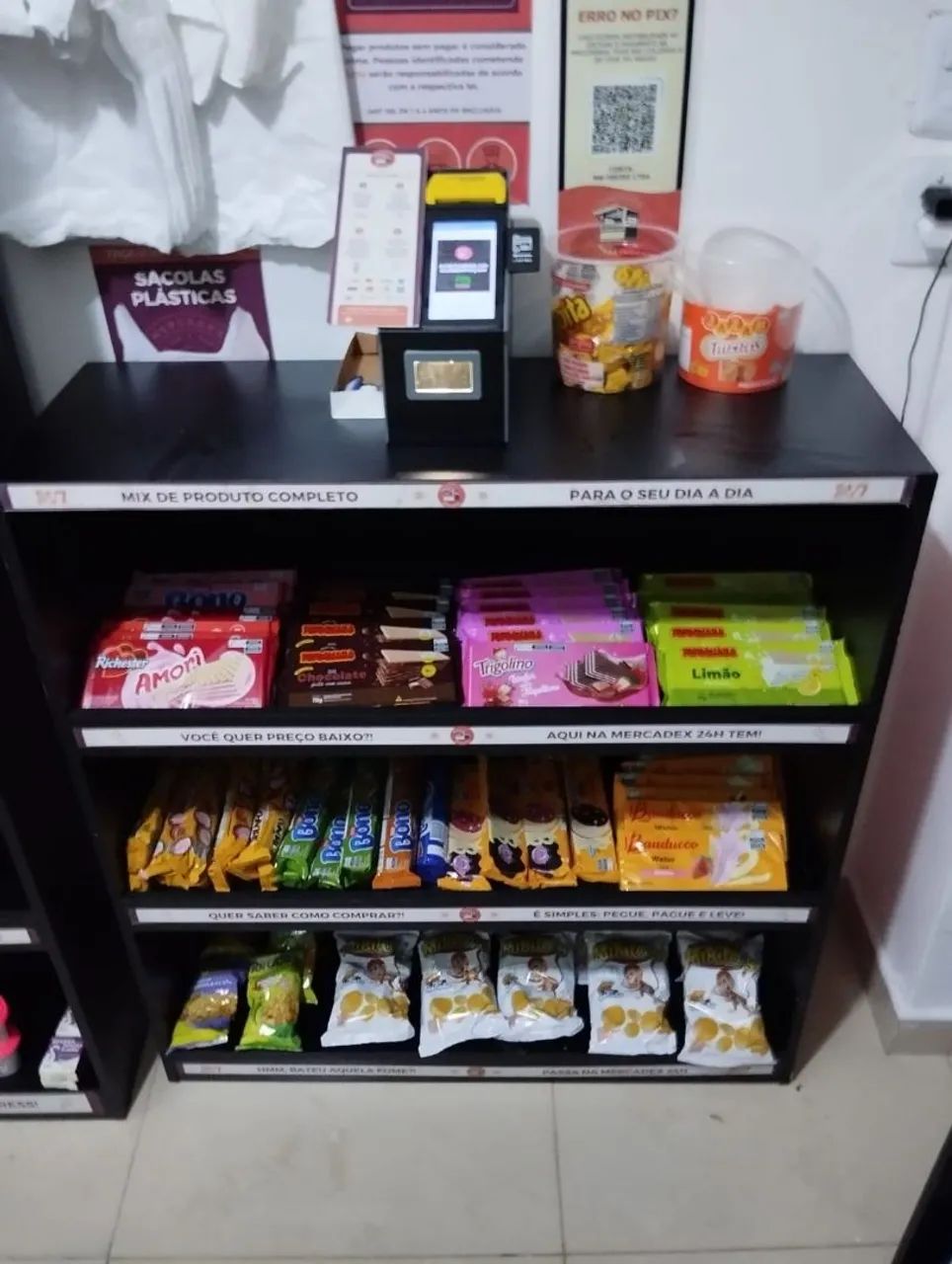 Prateleira mercado 