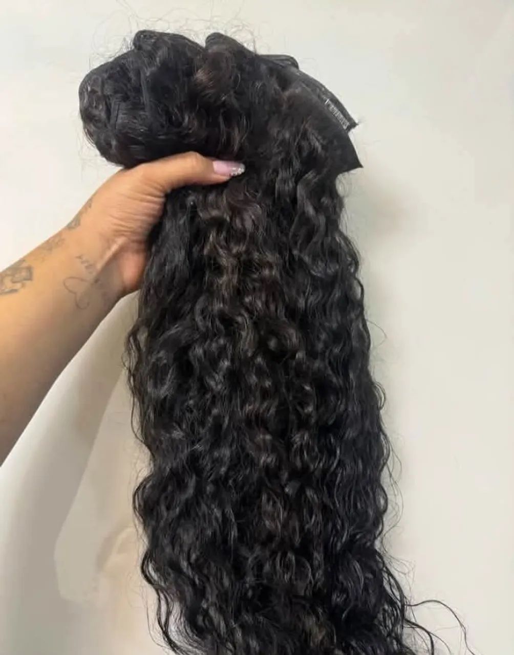 Cabelo toque  humano 70 cm 3  telas   - Foto 2