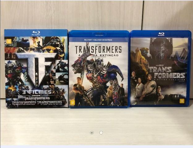 Coleção Completa Blu-rays Transformers