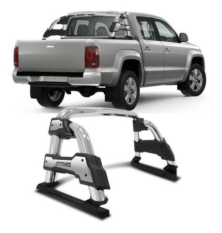 Santo Antônio Cromado VW Amarok ST-R Track - Instalado!