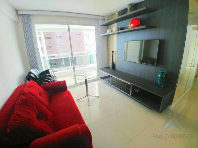 Apartamento com 2 dormitórios à venda, 70 m² por r$ 1.260.000 - meireles - fortaleza/ce - Foto 3