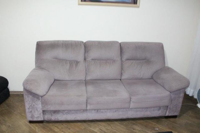 Sofá Cinza c/ Chaise Reclinável 2,17m - Foto 3