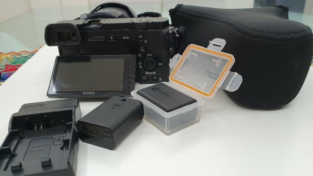 Câmera Sony A6000 com Lente Tamron 18-200mm F/3.5-6.3 Di III Vc - Pouco uso - Novo preço - Foto 5