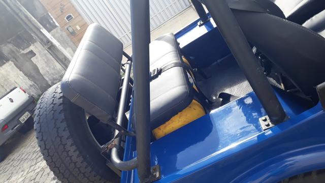 Jeep Willys 4x4 (fibra) 1978 com DH e GNV - Foto 9